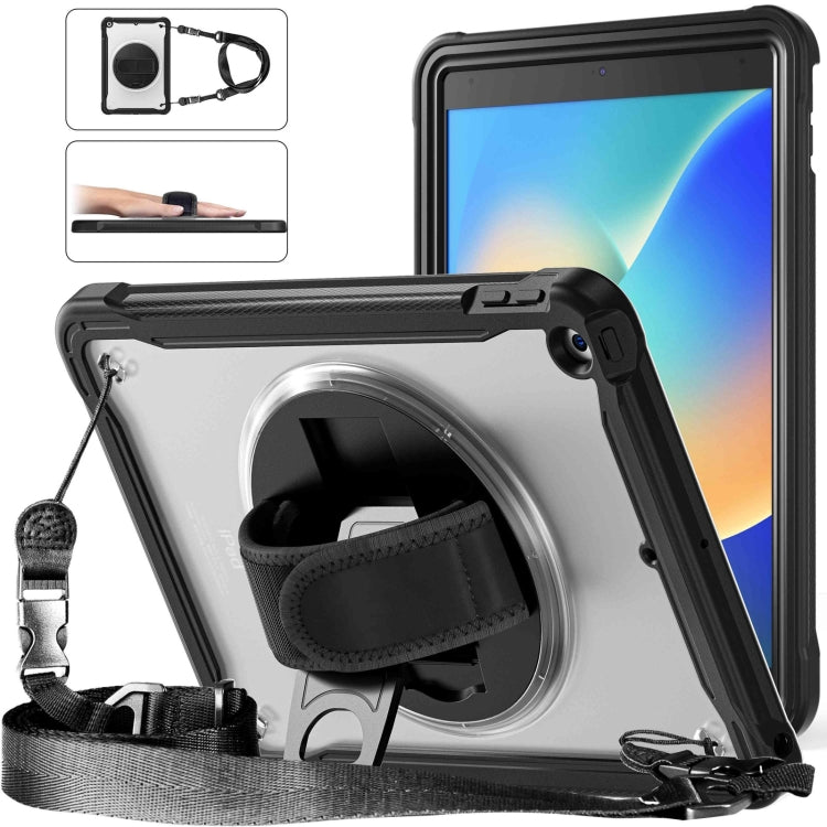 Custodia per tablet ibrida resistente con maniglia e cinturino, For iPad Air 2022 10.9 / Pro 11 2022, For iPad 10th Gen 10.9 2022, For iPad 10.2 2021 / 2020 / 2019, For iPad mini 6 / mini 2024