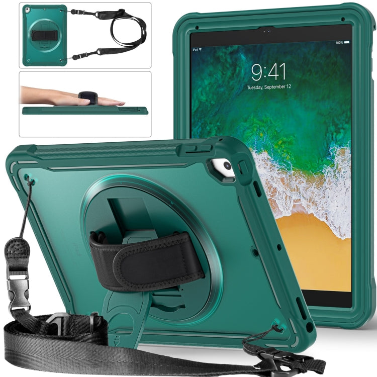 Custodia per tablet ibrida resistente con maniglia e cinturino, For iPad Air / Air 2 / 9.7 2018 / 2017