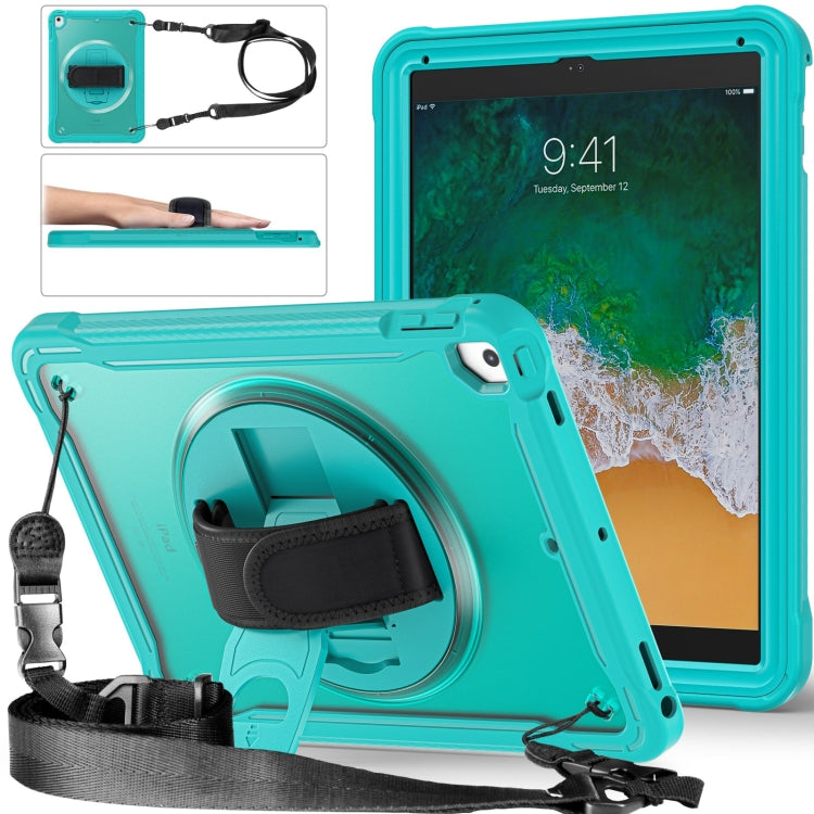 Custodia per tablet ibrida resistente con maniglia e cinturino, For iPad Air / Air 2 / 9.7 2018 / 2017