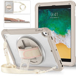 Custodia per tablet ibrida resistente con maniglia e cinturino, For iPad Air / Air 2 / 9.7 2018 / 2017