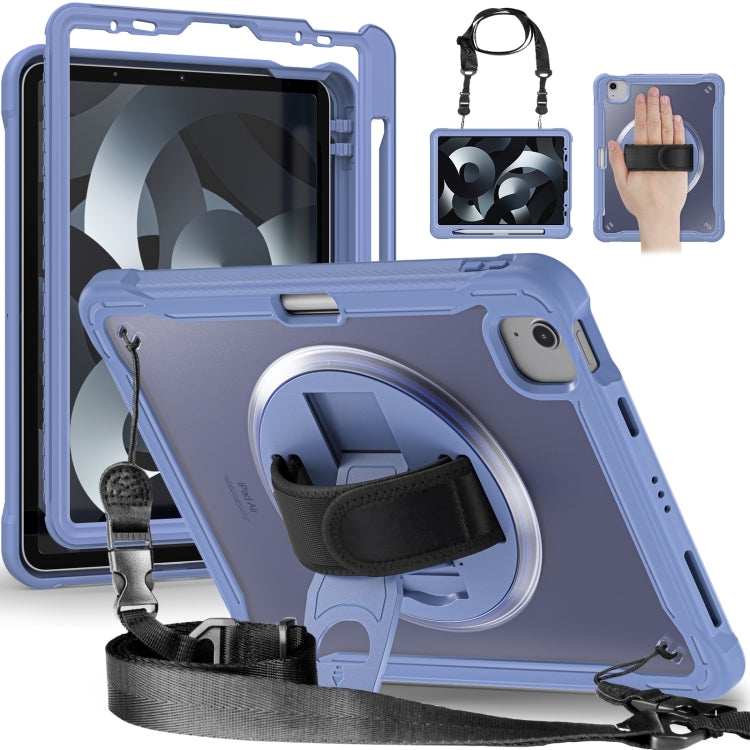 Custodia per tablet ibrida resistente con maniglia e cinturino, For iPad Air 2022 10.9 / Pro 11 2022, For iPad 10th Gen 10.9 2022, For iPad 10.2 2021 / 2020 / 2019, For iPad mini 6 / mini 2024