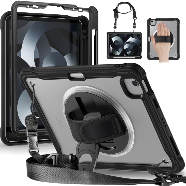 Custodia per tablet ibrida resistente con maniglia e cinturino, For iPad Air 2022 10.9 / Pro 11 2022, For iPad 10th Gen 10.9 2022, For iPad 10.2 2021 / 2020 / 2019, For iPad mini 6 / mini 2024