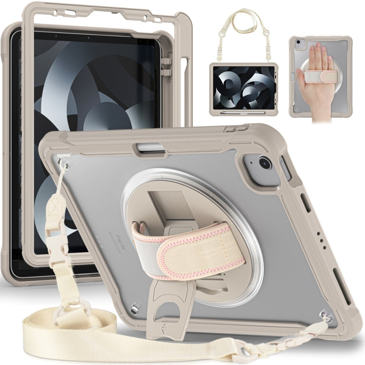 Custodia per tablet ibrida resistente con maniglia e cinturino, For iPad Air 2022 10.9 / Pro 11 2022, For iPad 10th Gen 10.9 2022, For iPad 10.2 2021 / 2020 / 2019, For iPad mini 6 / mini 2024
