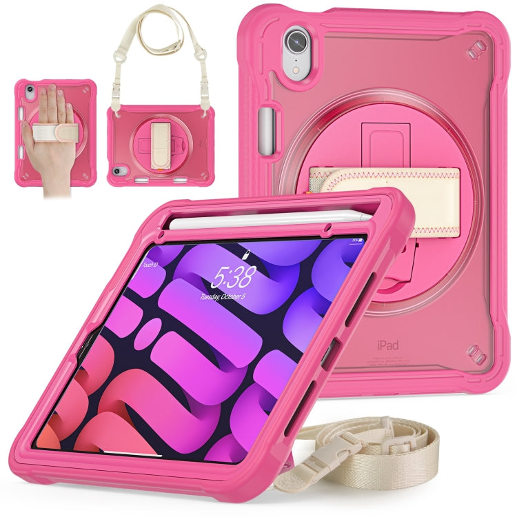 Custodia per tablet ibrida resistente con maniglia e cinturino, For iPad Air 2022 10.9 / Pro 11 2022, For iPad 10th Gen 10.9 2022, For iPad 10.2 2021 / 2020 / 2019, For iPad mini 6 / mini 2024