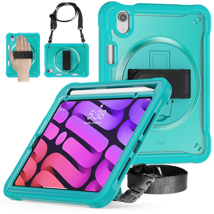 Custodia per tablet ibrida resistente con maniglia e cinturino, For iPad Air 2022 10.9 / Pro 11 2022, For iPad 10th Gen 10.9 2022, For iPad 10.2 2021 / 2020 / 2019, For iPad mini 6 / mini 2024