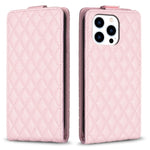 Custodia per telefono in pelle con vibrazione verticale Diamond Lattice, For iPhone 14 Plus, For iPhone 14, For iPhone 14 Pro, For iPhone 14 Pro Max