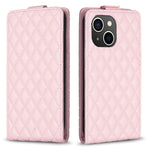 Custodia per telefono in pelle con vibrazione verticale Diamond Lattice, For iPhone 14 Plus, For iPhone 14, For iPhone 14 Pro, For iPhone 14 Pro Max