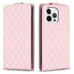 Custodia per telefono in pelle con vibrazione verticale Diamond Lattice, For iPhone 12 / 12 Pro, For iPhone 12 Pro Max, For iPhone 11 Pro Max, For iPhone 11