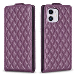 Custodia per telefono in pelle con vibrazione verticale Diamond Lattice, For iPhone 12 / 12 Pro, For iPhone 12 Pro Max, For iPhone 11 Pro Max, For iPhone 11
