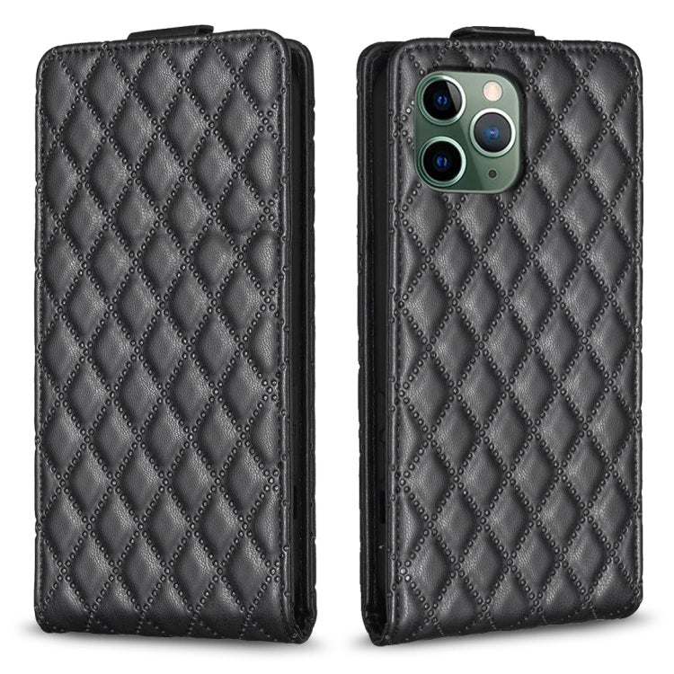 Custodia per telefono in pelle con vibrazione verticale Diamond Lattice, For iPhone 11 Pro, For iPhone X / XS, For iPhone XR, For iPhone XS Max