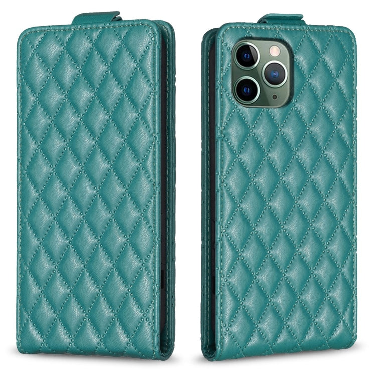 Custodia per telefono in pelle con vibrazione verticale Diamond Lattice, For iPhone 11 Pro, For iPhone X / XS, For iPhone XR, For iPhone XS Max