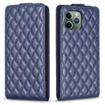 Custodia per telefono in pelle con vibrazione verticale Diamond Lattice, For iPhone 11 Pro, For iPhone X / XS, For iPhone XR, For iPhone XS Max