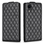 Custodia per telefono in pelle con vibrazione verticale Diamond Lattice, For iPhone 11 Pro, For iPhone X / XS, For iPhone XR, For iPhone XS Max