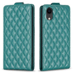 Custodia per telefono in pelle con vibrazione verticale Diamond Lattice, For iPhone 11 Pro, For iPhone X / XS, For iPhone XR, For iPhone XS Max