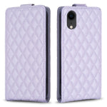 Custodia per telefono in pelle con vibrazione verticale Diamond Lattice, For iPhone 11 Pro, For iPhone X / XS, For iPhone XR, For iPhone XS Max