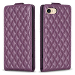 Custodia per telefono in pelle con vibrazione verticale Diamond Lattice, For iPhone SE 2022 / 2020 /7 / 8, For iPhone 13 Pro Max, For iPhone 13 Pro, For iPhone 13