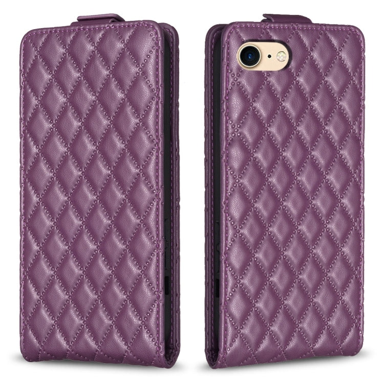 Custodia per telefono in pelle con vibrazione verticale Diamond Lattice, For iPhone SE 2022 / 2020 /7 / 8, For iPhone 13 Pro Max, For iPhone 13 Pro, For iPhone 13
