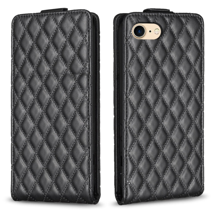 Custodia per telefono in pelle con vibrazione verticale Diamond Lattice, For iPhone SE 2022 / 2020 /7 / 8, For iPhone 13 Pro Max, For iPhone 13 Pro, For iPhone 13