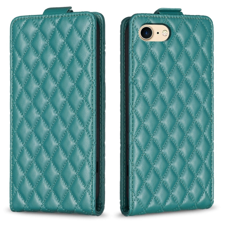 Custodia per telefono in pelle con vibrazione verticale Diamond Lattice, For iPhone SE 2022 / 2020 /7 / 8, For iPhone 13 Pro Max, For iPhone 13 Pro, For iPhone 13