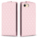 Custodia per telefono in pelle con vibrazione verticale Diamond Lattice, For iPhone SE 2022 / 2020 /7 / 8, For iPhone 13 Pro Max, For iPhone 13 Pro, For iPhone 13