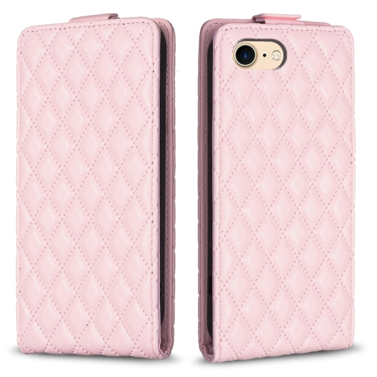 Custodia per telefono in pelle con vibrazione verticale Diamond Lattice, For iPhone SE 2022 / 2020 /7 / 8, For iPhone 13 Pro Max, For iPhone 13 Pro, For iPhone 13
