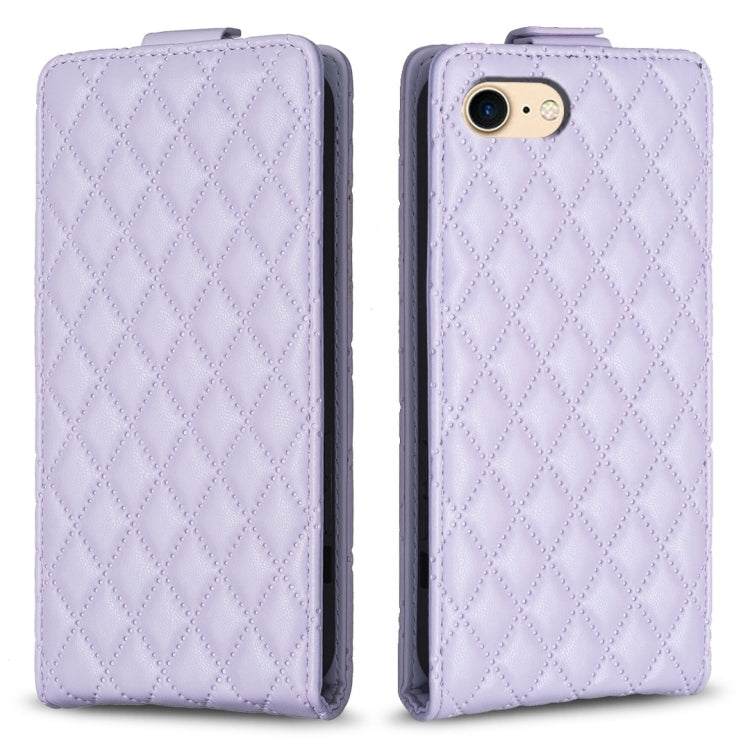 Custodia per telefono in pelle con vibrazione verticale Diamond Lattice, For iPhone SE 2022 / 2020 /7 / 8, For iPhone 13 Pro Max, For iPhone 13 Pro, For iPhone 13