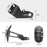 Parafango ruota posteriore modificato in acciaio inossidabile per moto Parafanghi paraspruzzi paraspruzzi Parafanghi, A Style Foot, B Style Foot, C Style Foot, D Style Foot, E Style Foot