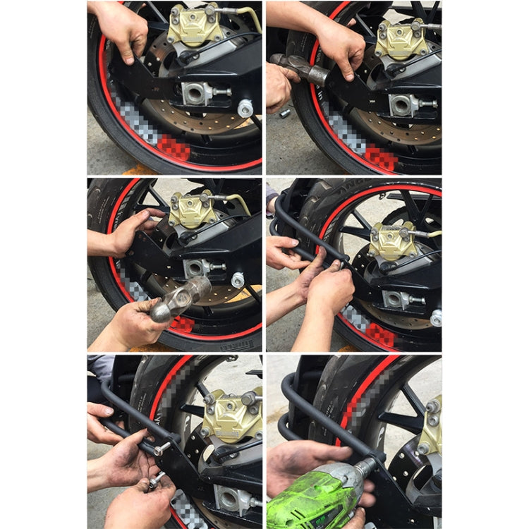 Parafango ruota posteriore modificato in acciaio inossidabile per moto Parafanghi paraspruzzi paraspruzzi Parafanghi, A Style Foot, B Style Foot, C Style Foot, D Style Foot, E Style Foot