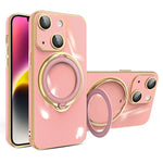 Custodia per telefono con supporto MagSafe galvanico multifunzione, For iPhone 14 Plus, For iPhone 14, For iPhone 14 Pro, For iPhone 14 Pro Max