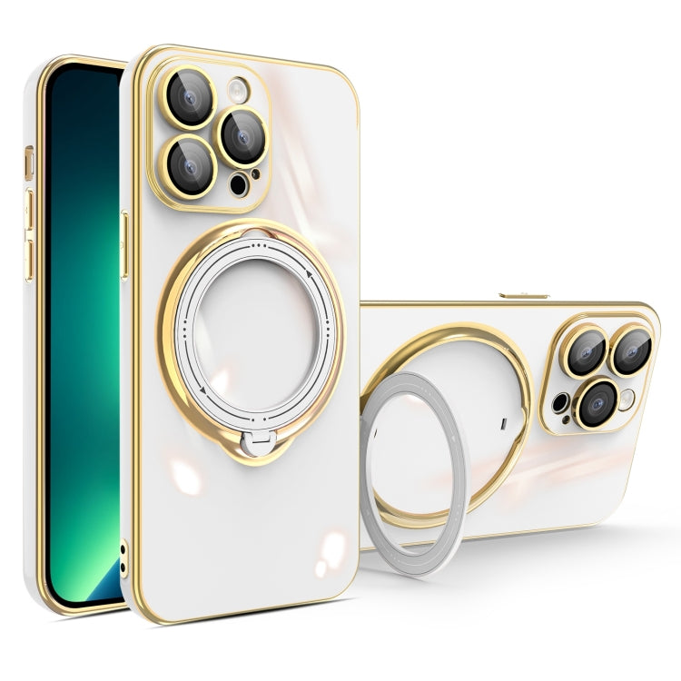 Custodia per telefono con supporto MagSafe galvanico multifunzione, For iPhone SE 2022 / 2020 / 8 / 7, For iPhone 13 Pro Max, For iPhone 13 Pro, For iPhone 13