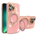 Custodia per telefono con supporto MagSafe galvanico multifunzione, For iPhone SE 2022 / 2020 / 8 / 7, For iPhone 13 Pro Max, For iPhone 13 Pro, For iPhone 13