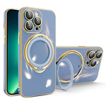 Custodia per telefono con supporto MagSafe galvanico multifunzione, For iPhone SE 2022 / 2020 / 8 / 7, For iPhone 13 Pro Max, For iPhone 13 Pro, For iPhone 13