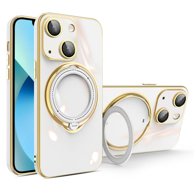 Custodia per telefono con supporto MagSafe galvanico multifunzione, For iPhone SE 2022 / 2020 / 8 / 7, For iPhone 13 Pro Max, For iPhone 13 Pro, For iPhone 13