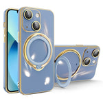 Custodia per telefono con supporto MagSafe galvanico multifunzione, For iPhone SE 2022 / 2020 / 8 / 7, For iPhone 13 Pro Max, For iPhone 13 Pro, For iPhone 13