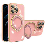 Custodia per telefono con supporto MagSafe galvanico multifunzione, For iPhone 12, For iPhone 12 Pro Max, For iPhone 12 Pro, For iPhone 11 Pro Max