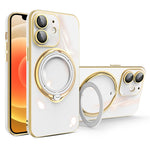 Custodia per telefono con supporto MagSafe galvanico multifunzione, For iPhone 12, For iPhone 12 Pro Max, For iPhone 12 Pro, For iPhone 11 Pro Max