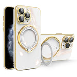 Custodia per telefono con supporto MagSafe galvanico multifunzione, For iPhone 11, For iPhone 11 Pro, For iPhone XS / X, For iPhone XR