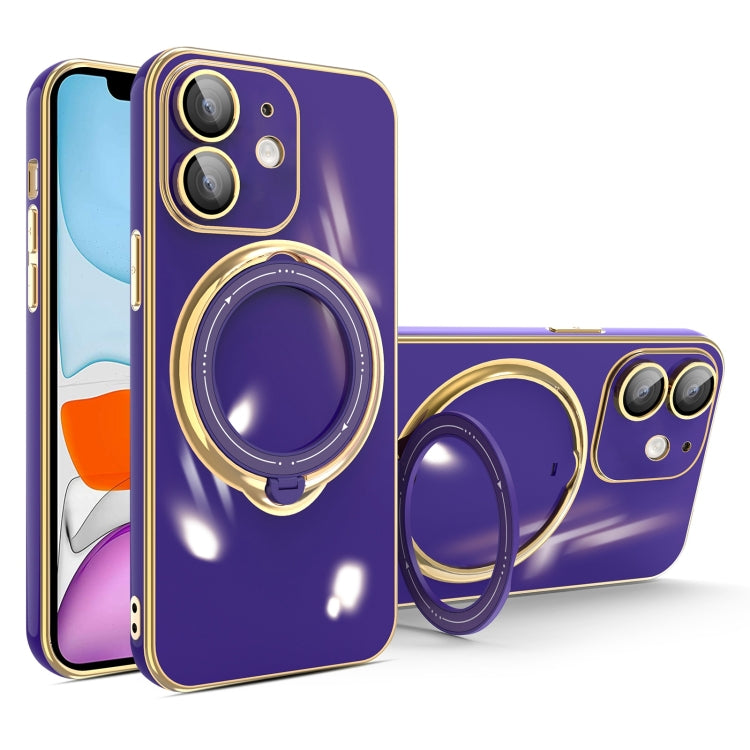 Custodia per telefono con supporto MagSafe galvanico multifunzione, For iPhone 11, For iPhone 11 Pro, For iPhone XS / X, For iPhone XR