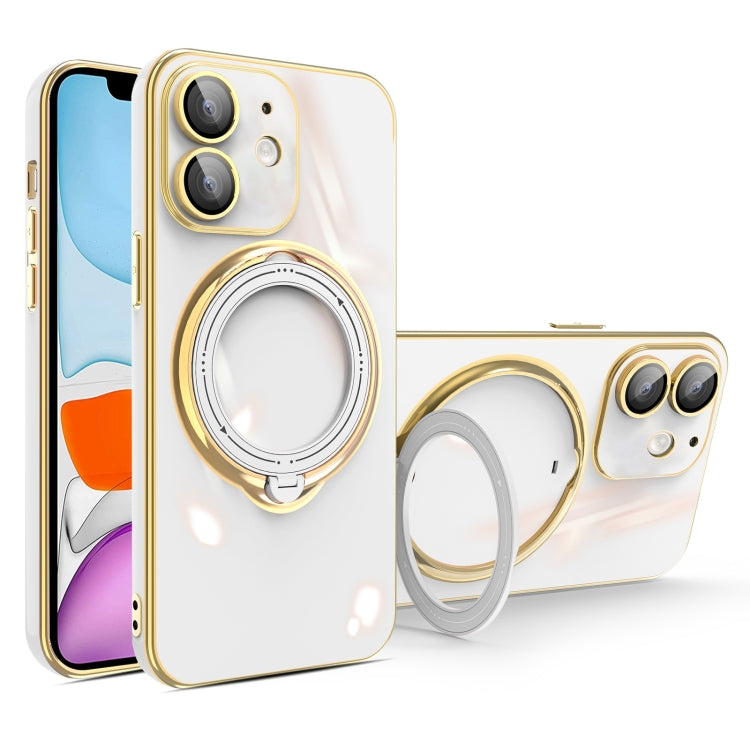 Custodia per telefono con supporto MagSafe galvanico multifunzione, For iPhone 11, For iPhone 11 Pro, For iPhone XS / X, For iPhone XR