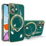 Custodia per telefono con supporto MagSafe galvanico multifunzione, For iPhone 11, For iPhone 11 Pro, For iPhone XS / X, For iPhone XR