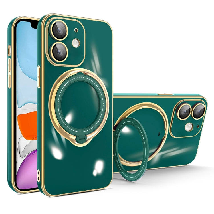 Custodia per telefono con supporto MagSafe galvanico multifunzione, For iPhone 11, For iPhone 11 Pro, For iPhone XS / X, For iPhone XR