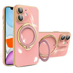 Custodia per telefono con supporto MagSafe galvanico multifunzione, For iPhone 11, For iPhone 11 Pro, For iPhone XS / X, For iPhone XR
