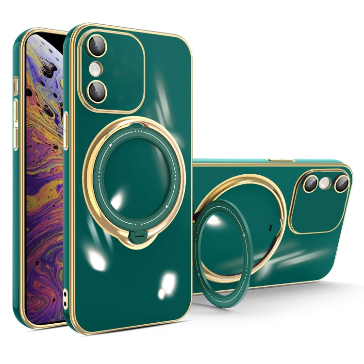 Custodia per telefono con supporto MagSafe galvanico multifunzione, For iPhone XS Max, For iPhone 8 Plus / 7 Plus