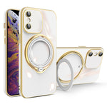 Custodia per telefono con supporto MagSafe galvanico multifunzione, For iPhone 11, For iPhone 11 Pro, For iPhone XS / X, For iPhone XR