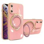 Custodia per telefono con supporto MagSafe galvanico multifunzione, For iPhone 11, For iPhone 11 Pro, For iPhone XS / X, For iPhone XR