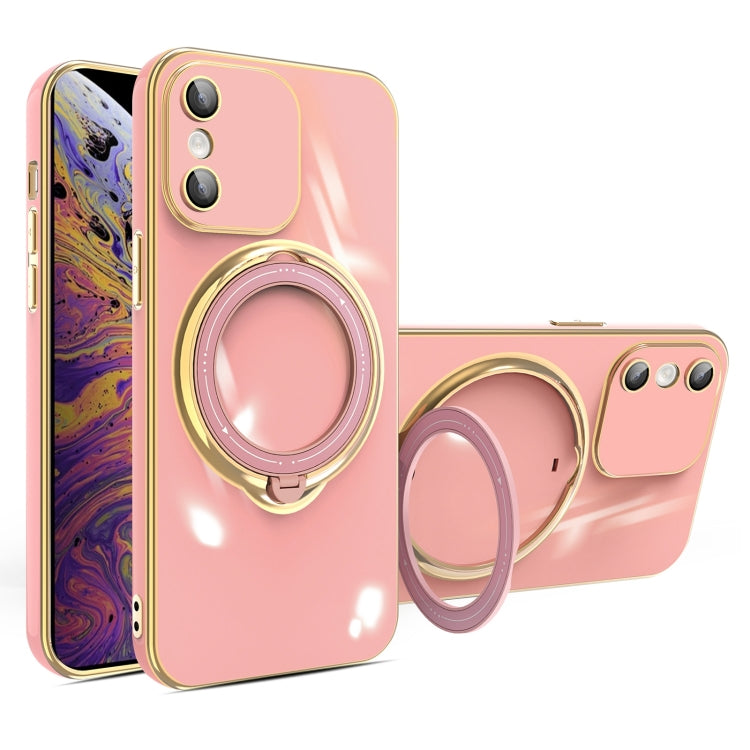 Custodia per telefono con supporto MagSafe galvanico multifunzione, For iPhone 11, For iPhone 11 Pro, For iPhone XS / X, For iPhone XR