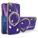 Custodia per telefono con supporto MagSafe galvanico multifunzione, For iPhone 11, For iPhone 11 Pro, For iPhone XS / X, For iPhone XR