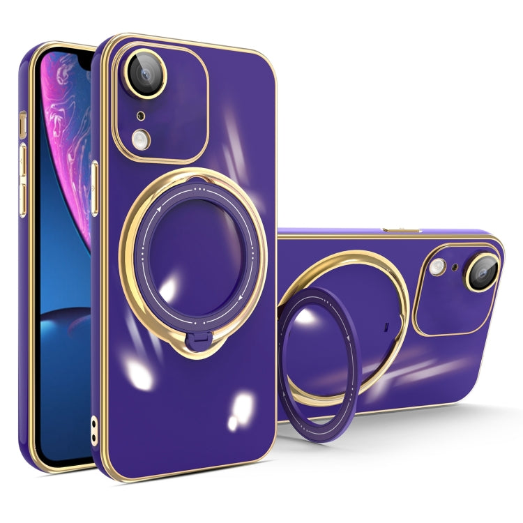 Custodia per telefono con supporto MagSafe galvanico multifunzione, For iPhone 11, For iPhone 11 Pro, For iPhone XS / X, For iPhone XR
