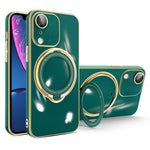 Custodia per telefono con supporto MagSafe galvanico multifunzione, For iPhone 11, For iPhone 11 Pro, For iPhone XS / X, For iPhone XR