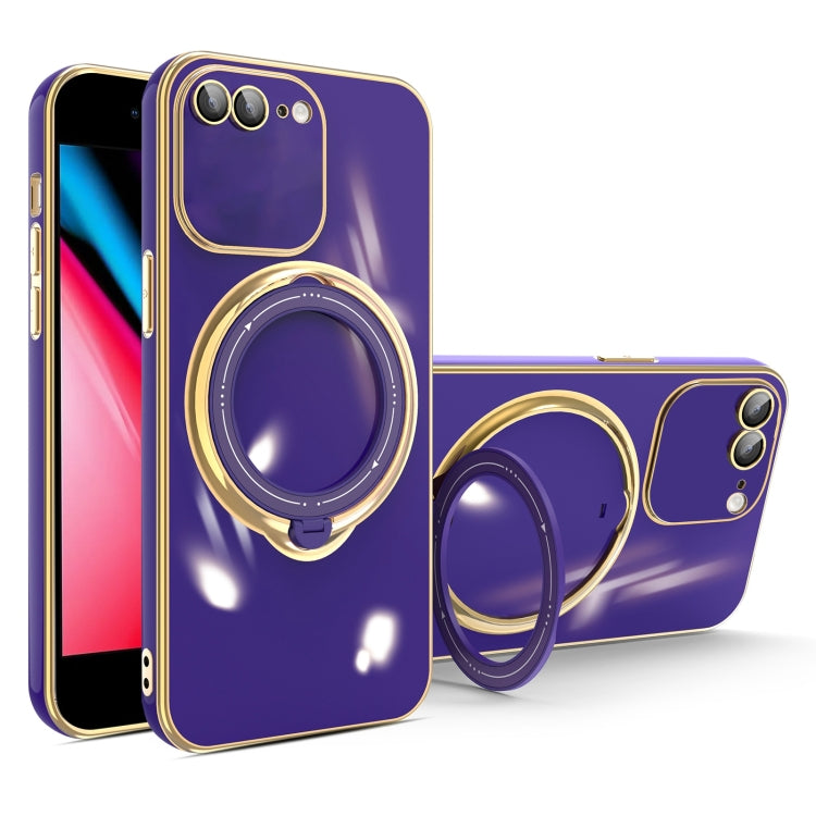 Custodia per telefono con supporto MagSafe galvanico multifunzione, For iPhone XS Max, For iPhone 8 Plus / 7 Plus